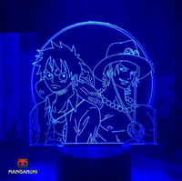 Lampe LED One Piece 🏴‍☠️ : Ace & Luffy