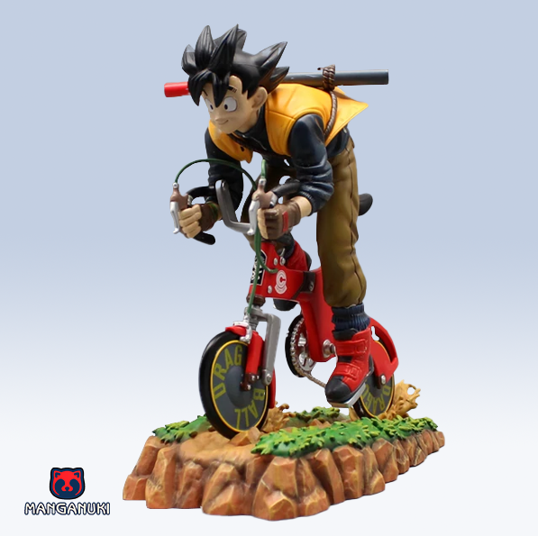 Figurine Dragon ball Z ✪ : Goku en vélo