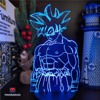 Lampe LED DragonBall ✪ : Son Goku Ultra instinct