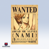 Affiche WANTED One Piece 🏴‍☠️ : Nami